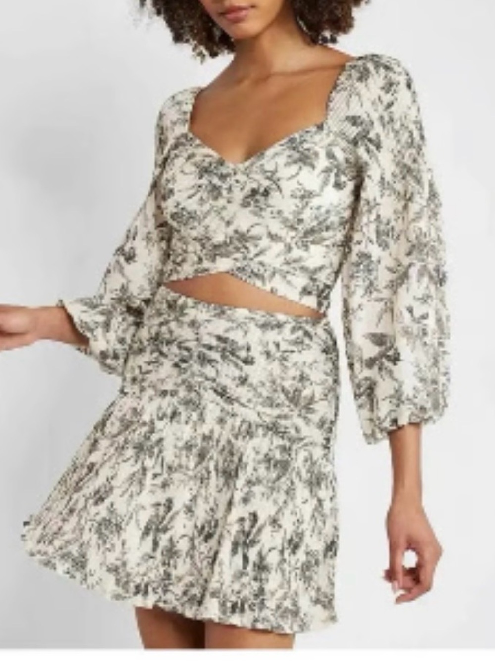Express Floral Crop Top